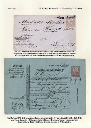 POSTGESCHICHTE DER STADT KOMÁROM 1749-1900 – Blatt 60