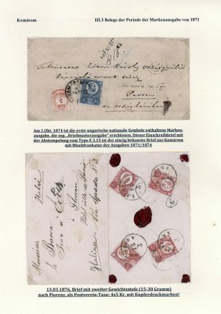 POSTGESCHICHTE DER STADT KOMÁROM 1749-1900 – Blatt 62