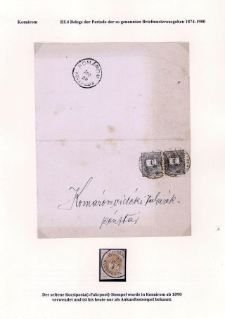 POSTGESCHICHTE DER STADT KOMÁROM 1749-1900 – Blatt 72