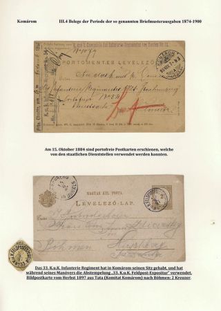 POSTGESCHICHTE DER STADT KOMÁROM 1749-1900 – Blatt 76
