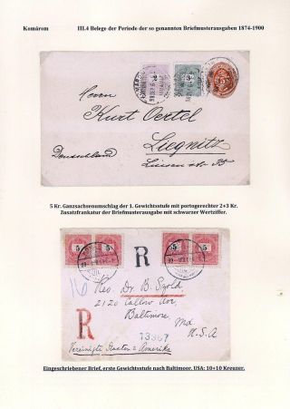 POSTGESCHICHTE DER STADT KOMÁROM 1749-1900 – Blatt 79