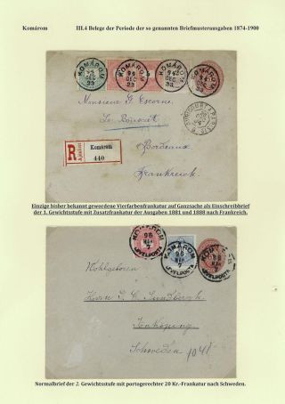 POSTGESCHICHTE DER STADT KOMÁROM 1749-1900 – Blatt 80