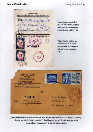 THIRD CLASS SINGLE PIECE MAIL, 1958-1963, THE "3-CENT" RATE – sheet 13