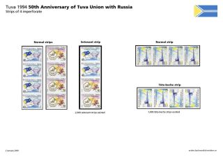 TUVA 1994-1995, SECOND TUVAN STAMPS PERIOD, PART 1 – sheet 7