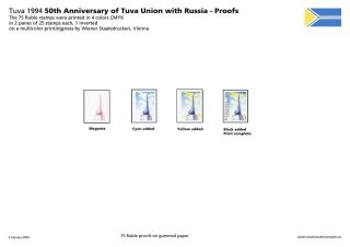 TUVA 1994-1995, SECOND TUVAN STAMPS PERIOD, PART 1 – sheet 14