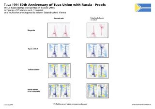 TUVA 1994-1995, SECOND TUVAN STAMPS PERIOD, PART 1 – sheet 15