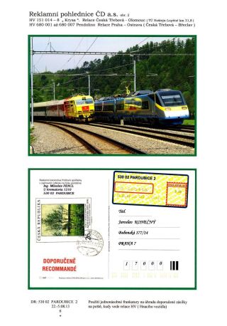 ŽELEZNIČNÍ POHLEDNICE – list 4