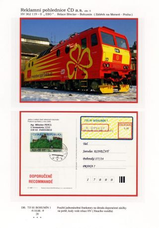 ŽELEZNIČNÍ POHLEDNICE – list 7