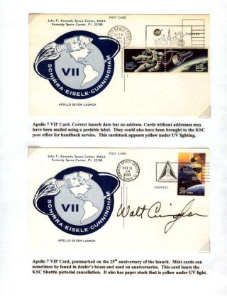 EINE STUDIE DER NASA VIP KORESPONDENZKARTEN – Blatt 2