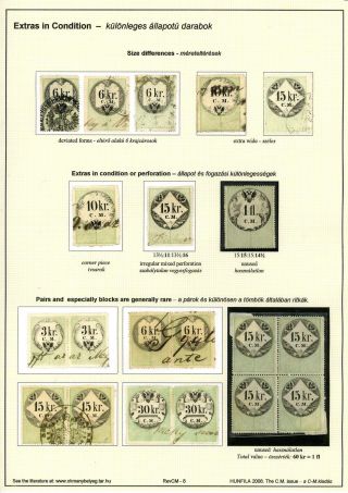 THE C.M. ISSUE - FIRST REVENUES ISSUE OF AUSTRIA – sheet 8