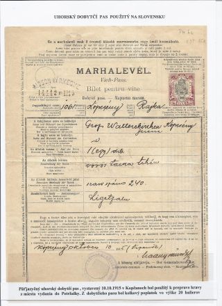 DOBYTČÍ PASY – list 5