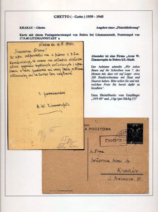 GHETTO LODZ (LITZMANNSTADT) 1939-1945 – Blatt 174