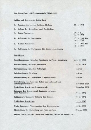 GHETTO LODZ (LITZMANNSTADT) 1939-1945 – Blatt 295