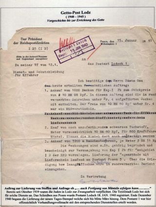 GHETTO LODZ (LITZMANNSTADT) 1939-1945 – Blatt 330