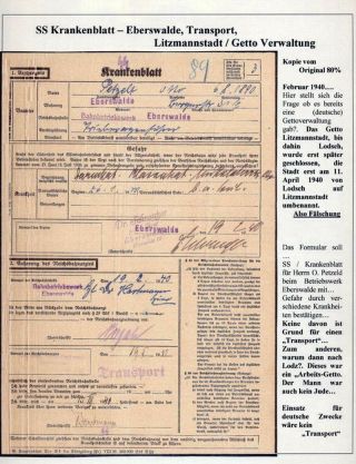 GHETTO LODZ (LITZMANNSTADT) 1939-1945 – Blatt 331