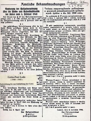 GHETTO LODZ (LITZMANNSTADT) 1939-1945 – Blatt 342