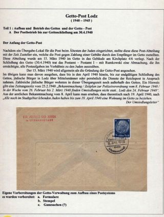 GHETTO LODZ (LITZMANNSTADT) 1939-1945 – Blatt 347