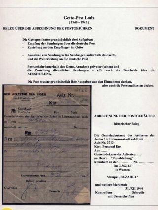 GHETTO LODZ (LITZMANNSTADT) 1939-1945 – Blatt 357