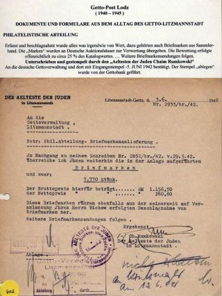 GHETTO LODZ (LITZMANNSTADT) 1939-1945 – Blatt 362