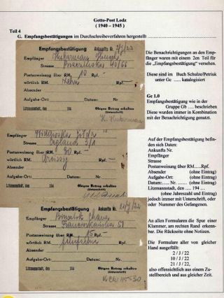 GHETTO LODZ (LITZMANNSTADT) 1939-1945 – Blatt 382