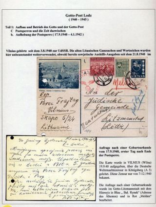 GHETTO LODZ (LITZMANNSTADT) 1939-1945 – sheet 409