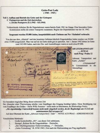 GHETTO LODZ (LITZMANNSTADT) 1939-1945 – sheet 416