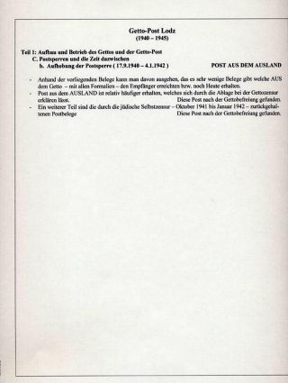 GHETTO LODZ (LITZMANNSTADT) 1939-1945 – sheet 435