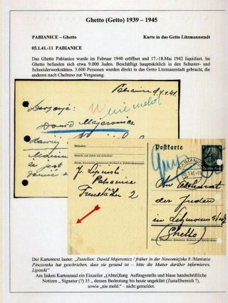 GHETTO LODZ (LITZMANNSTADT) 1939-1945 – sheet 449