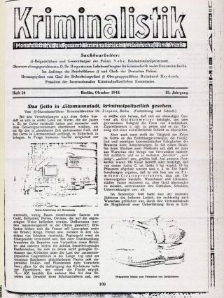 GHETTO LODZ (LITZMANNSTADT) 1939-1945 – Blatt 486