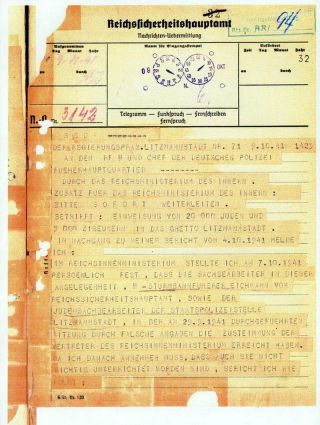 GHETTO LODZ (LITZMANNSTADT) 1939-1945 – Blatt 495