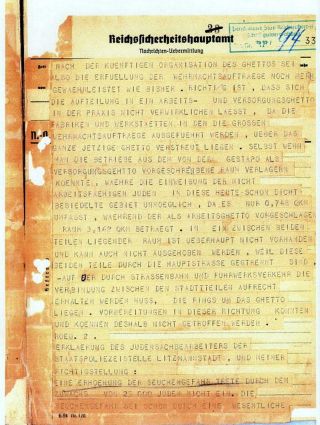GHETTO LODZ (LITZMANNSTADT) 1939-1945 – Blatt 496