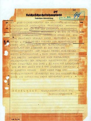 GHETTO LODZ (LITZMANNSTADT) 1939-1945 – sheet 498