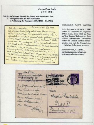 GHETTO LODZ (LITZMANNSTADT) 1939-1945 – sheet 509