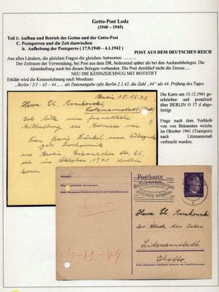 GHETTO LODZ (LITZMANNSTADT) 1939-1945 – sheet 511