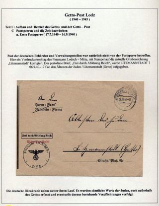 GHETTO LODZ (LITZMANNSTADT) 1939-1945 – Blatt 525