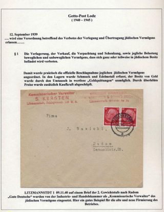 GHETTO LODZ (LITZMANNSTADT) 1939-1945 – Blatt 527