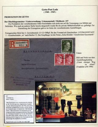 GHETTO LODZ (LITZMANNSTADT) 1939-1945 – sheet 544