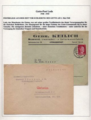 GHETTO LODZ (LITZMANNSTADT) 1939-1945 – sheet 545