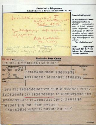 GHETTO LODZ (LITZMANNSTADT) 1939-1945 – sheet 548