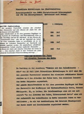 GHETTO LODZ (LITZMANNSTADT) 1939-1945 – sheet 568