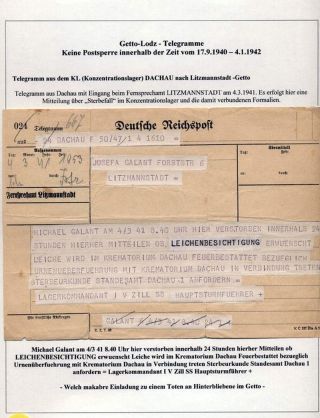 GHETTO LODZ (LITZMANNSTADT) 1939-1945 – sheet 570
