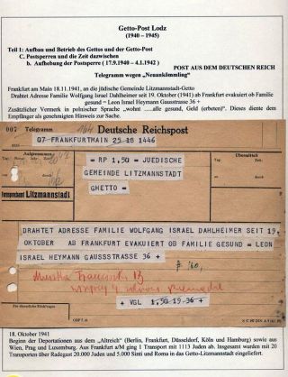 GHETTO LODZ (LITZMANNSTADT) 1939-1945 – sheet 571
