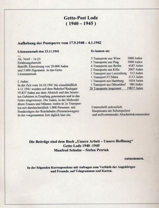 GHETTO LODZ (LITZMANNSTADT) 1939-1945 – sheet 573
