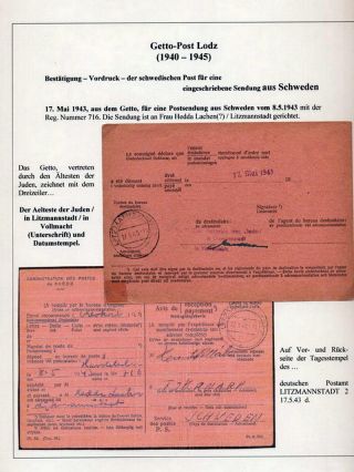 GHETTO LODZ (LITZMANNSTADT) 1939-1945 – sheet 591