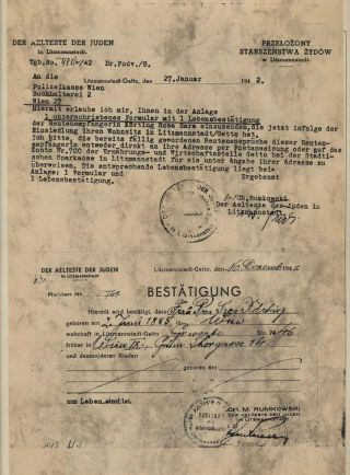GHETTO LODZ (LITZMANNSTADT) 1939-1945 – sheet 594