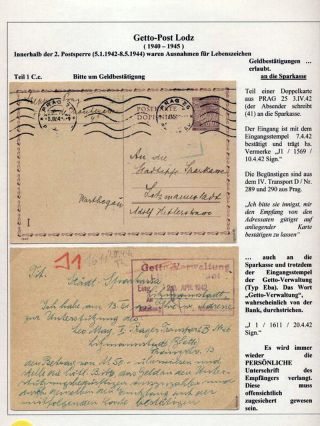GHETTO LODZ (LITZMANNSTADT) 1939-1945 – sheet 603