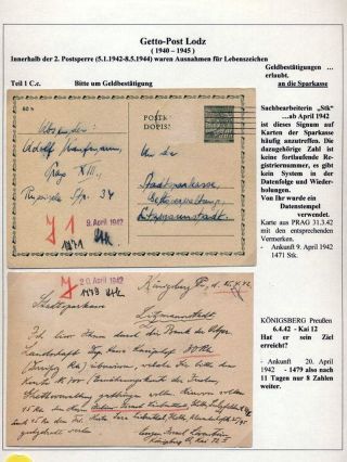 GHETTO LODZ (LITZMANNSTADT) 1939-1945 – sheet 604