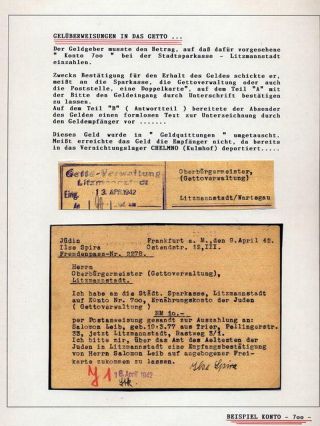 GHETTO LODZ (LITZMANNSTADT) 1939-1945 – sheet 605