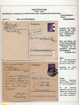 GHETTO LODZ (LITZMANNSTADT) 1939-1945 – Blatt 609