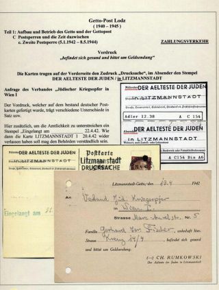 GHETTO LODZ (LITZMANNSTADT) 1939-1945 – sheet 651